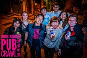 Hongkong: 3-godzinna wędrówka po pubach Lan Kwai Fong