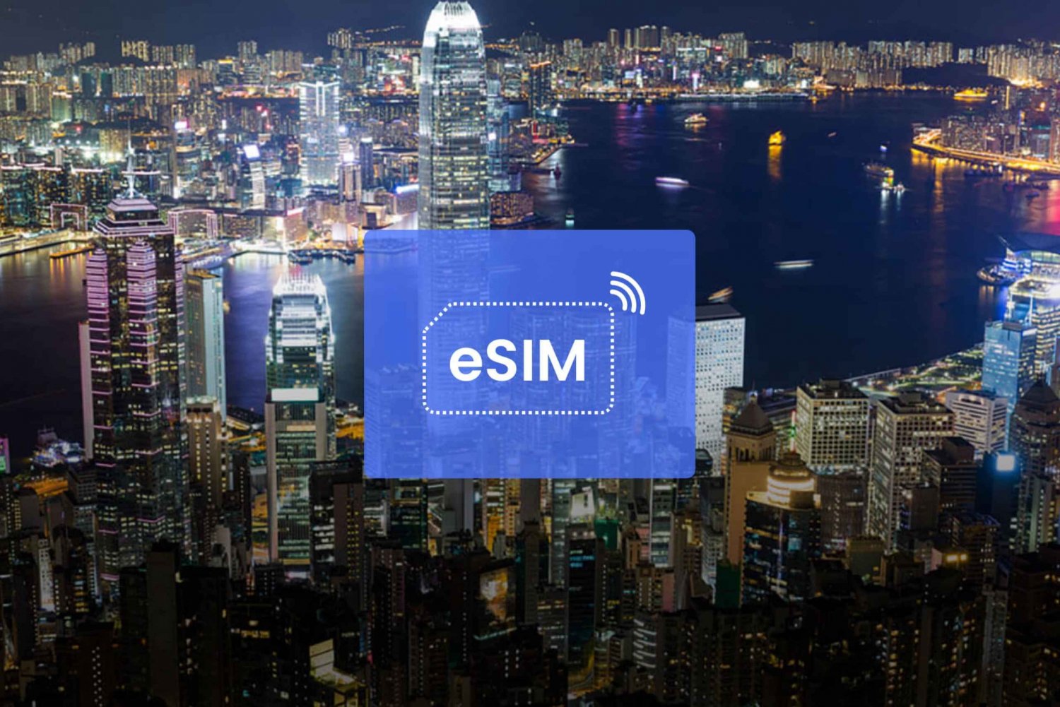Hong Kong, Kina eller Asien: eSIM Roaming mobildata med VPN