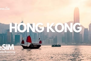Hong Kong Data eSIM : 0.5GB/päivästä 20GB:iin - 30päivänä