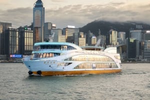 Hong Kong: cena in crociera con spettacolo di luci e suoni sull'Oriental Pearl