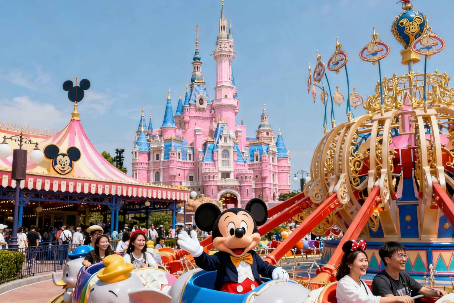 Hongkong: Disneylandin pääsylippu ja yksityinen kuljetus
