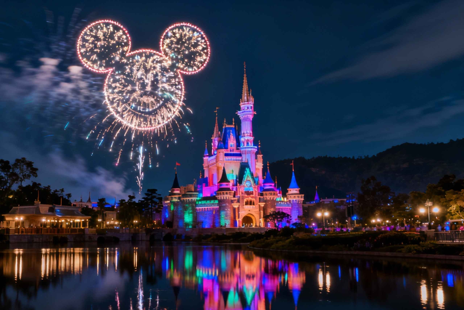 Hongkong: Disneylandin pääsylippu ja yksityinen kuljetus