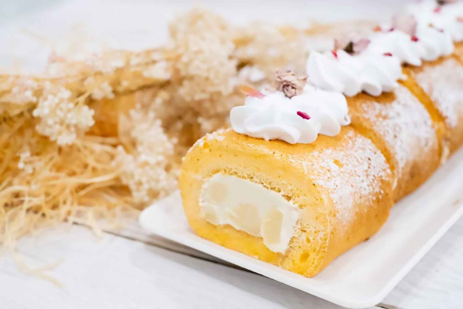 Hong Kong: DIY-bageværksted - Sakura Peach Cake Roll