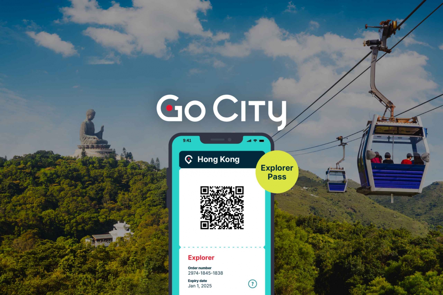 Hong Kong: Passe turístico Go City Explorer - Escolha de 4 a 7 atrações