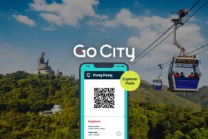 Hong Kong: Go City Explorer Pass - velg mellom 4 og 7 attraksjoner
