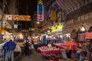 Hong Kong: tour nocturno + autobús descapotable + mercado nocturno