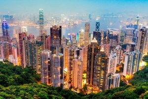 Hong Kong: Night Walking Tour, Tram Ride, & Victoria Peak