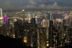 Hong Kong: Night Walking Tour, Tram Ride, & Victoria Peak