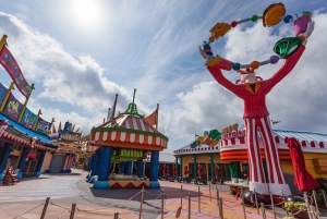 Hong Kong: Ocean Park-entrébillet + superior indisk måltid