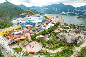 Hongkong: Inträdesbiljett till Ocean Park med fast meny eller popcorn
