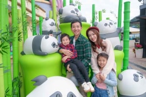 Hongkong: Inträdesbiljett till Ocean Park med fast meny eller popcorn