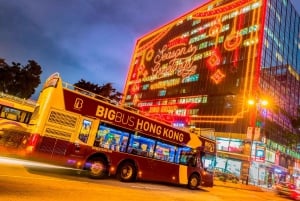 Hongkong: Nachttour durch Kowloon mit dem Open-Top-Bus