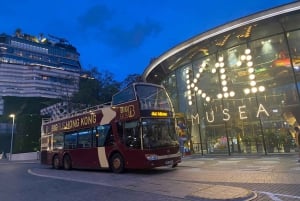 Hong Kong: Panoramic Night Tour of Kowloon by Open-top Bus