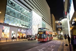 Hong Kong: Panoramic Night Tour of Kowloon by Open-top Bus