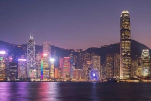 Hong Kong: Panoramic Night Tour of Kowloon by Open-top Bus