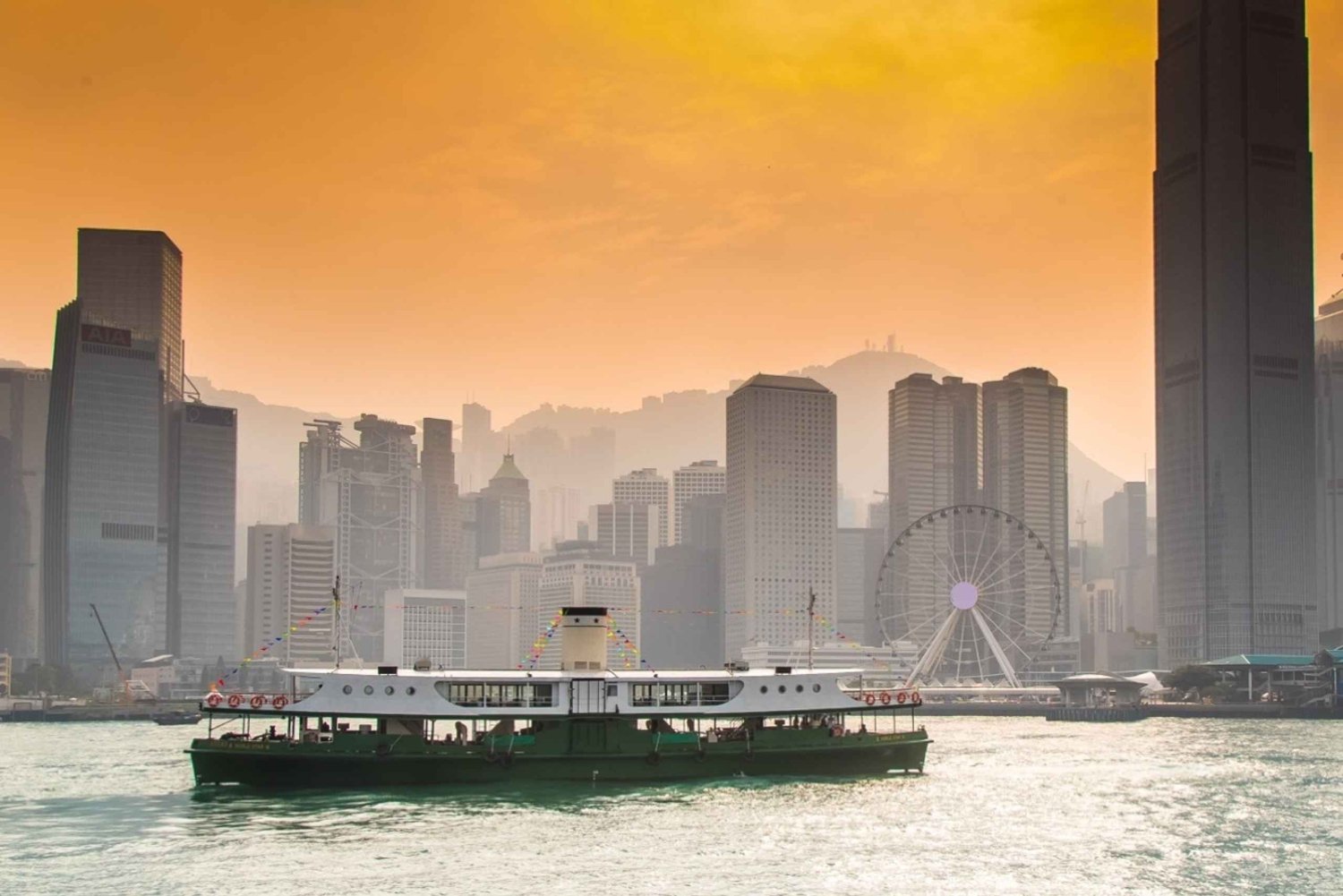 Hongkong: Star Ferry Victoria Harbour Cruise -auringonlaskukierros