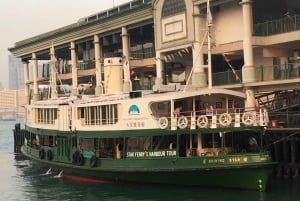 Hongkong: Star Ferry Victoria Harbour Cruise Sunset Tour