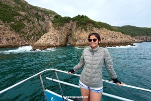 Hongkong: rejs jachtem do Geoparku UNESCO, cztery łuki morskie i wulkan