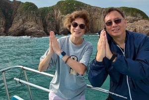 Hongkong: rejs jachtem do Geoparku UNESCO, cztery łuki morskie i wulkan