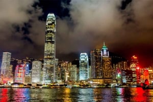 Hong Kong: Symphony of Lights-cruise eller kveldscruise på Victoria Harbour
