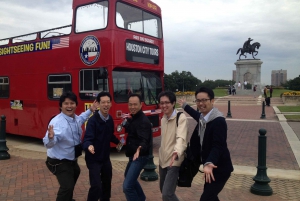 Houston: Guided City Tour by an Open-Top Double Decker Bus