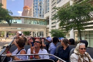 Houston: Guided City Tour by an Open-Top Double Decker Bus