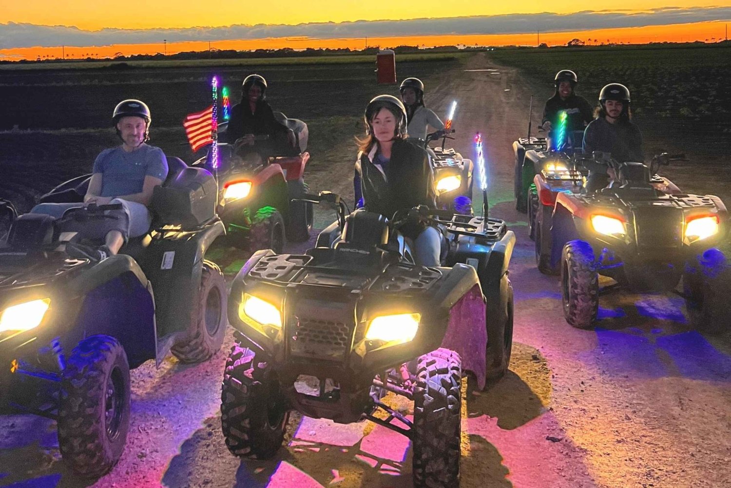 Houston TX 45-Minute Night ATV Riding with Photos Included