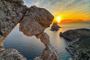 Ibiza: Kombineret bådtur, 4x4-safari og vandretur ved solnedgang i Es Vedra