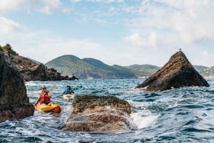 Es Figueral: Guidad kajakpaddling och snorkling