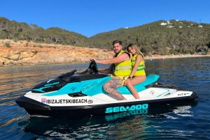 JET SKI TOUR TO Cala Salada FROM Puerto de San Antonio