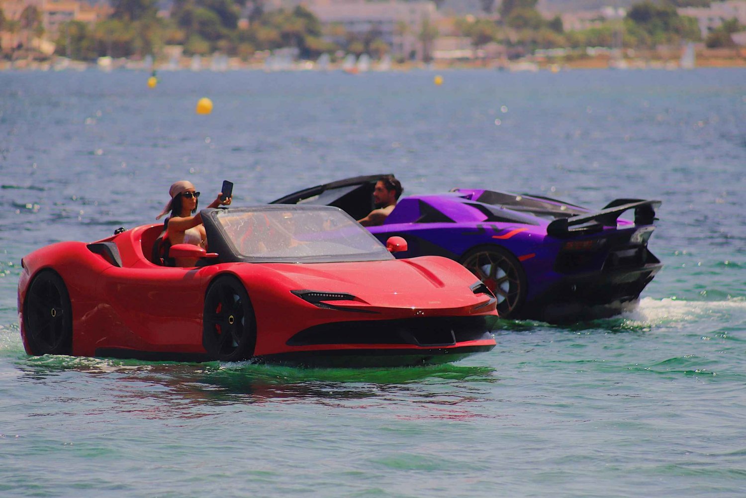 JetCar excursion - Super Sport SVJ or SF90 on water in Ibiza