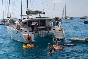 Fra Ibiza: Espalmador og Formentera Private Catamaran Trip