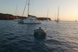 From Ibiza: Espalmador and Formentera Private Catamaran Trip