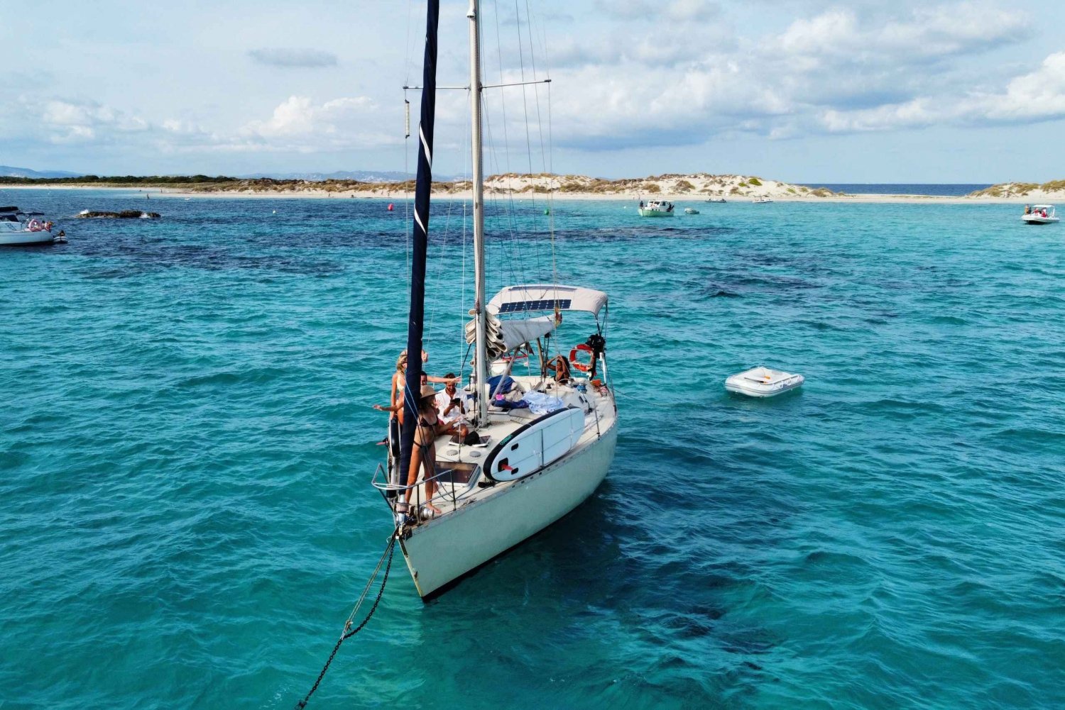 Vanaf Ibiza: Hoogtepunten van het eiland & Formentera Privéboottocht