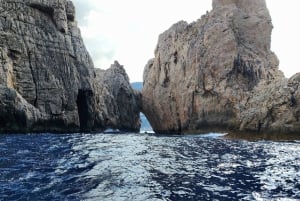 From San Antonio: Jet Ski Tour to Cala Aubarca with Swimming