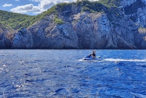 Jet Ski Tour to Cala Albarca from San Antonio