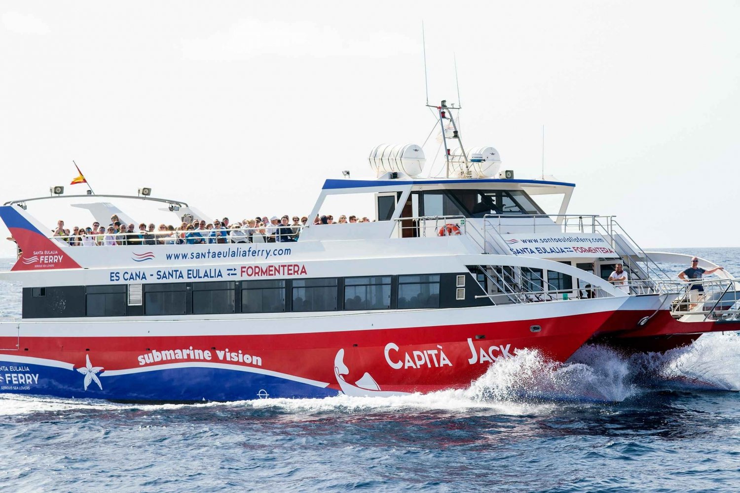 Depuis Santa Eulalia : Ferry aller-retour Formentera