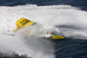 Ibiza: 1-Hour 'Take Off' Jet Boat 360 Ride