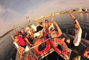 Ibiza: 2.5-Hour Private Sunset Boat Cruise for Large Groups