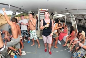 Ibiza: 2,5-timers privat solnedgangsbåtcruise for store grupper