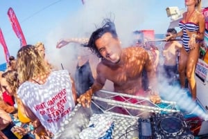 Ibiza: Popołudniowa impreza na łodzi z otwartym barem premium i paellą