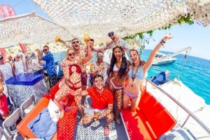 Ibiza: Bådfest om eftermiddagen med åben premiumbar og paella