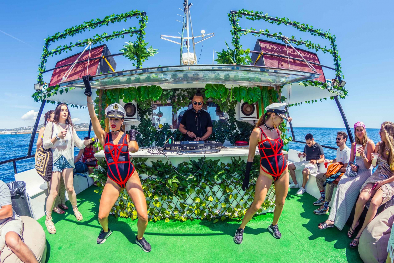 Ibiza: Boat Party with Open Bar, Buffet, & Nightclub Tickets