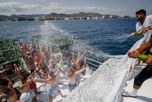 Ibiza: Boat Party with Open Bar, Buffet, & Nightclub Tickets