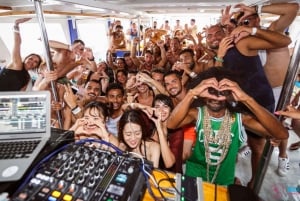 Ibiza: Boat Party with Open Bar, Buffet, & Nightclub Tickets