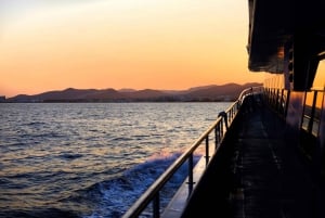 Formentera-Kreuzfahrt mit Abendessen, Sonnenuntergang und Getränken