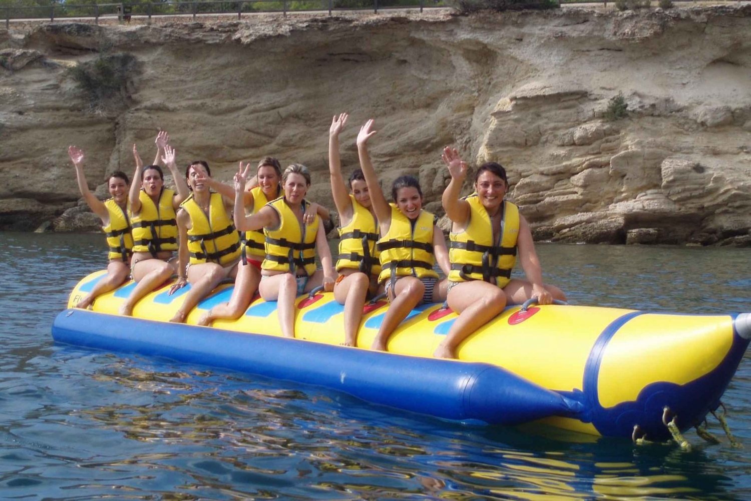 Ibiza: Banana Boat. Adrenalin pur