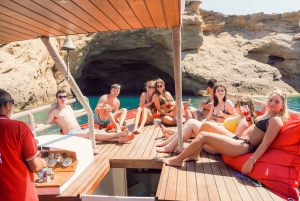 Ibiza: Boat Cruise Aboard Classic Wooden Boat