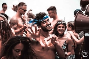 Ibiza: Sunset Boat Party z nielimitowanymi drinkami i DJ-em