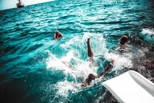 Ibiza: Festa de barco ao pôr do sol com bebidas ilimitadas e DJ